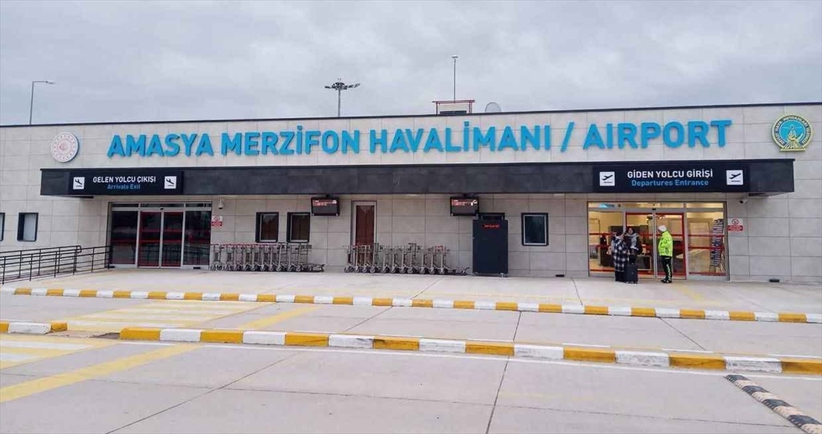 Amasya Merzifon Havalimanı, ağustosta 11 bin 42 yolcuyu ağırladı
