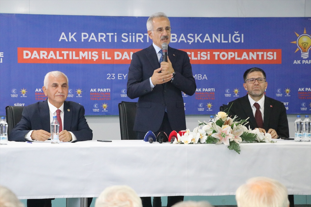 Bakan Uraloğlu AK Parti Siirt İl Danışma Meclisi Toplantısı\'nda konuştu: