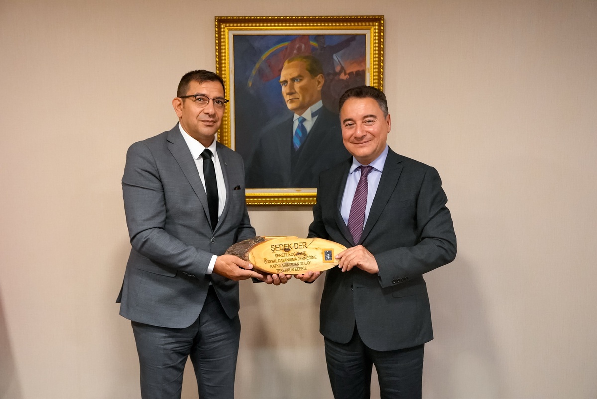Ali Babacan, ŞEDEK-DER heyetini ağırladı, sosyal medyadan teşekkür etti