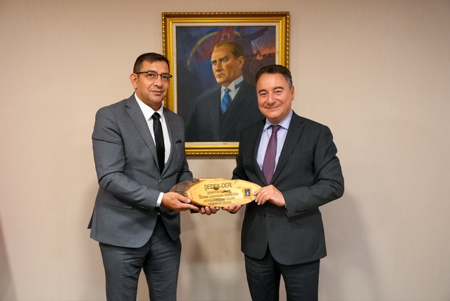 Ali Babacan, ŞEDEK-DER heyetini ağırladı, sosyal medyadan teşekkür etti