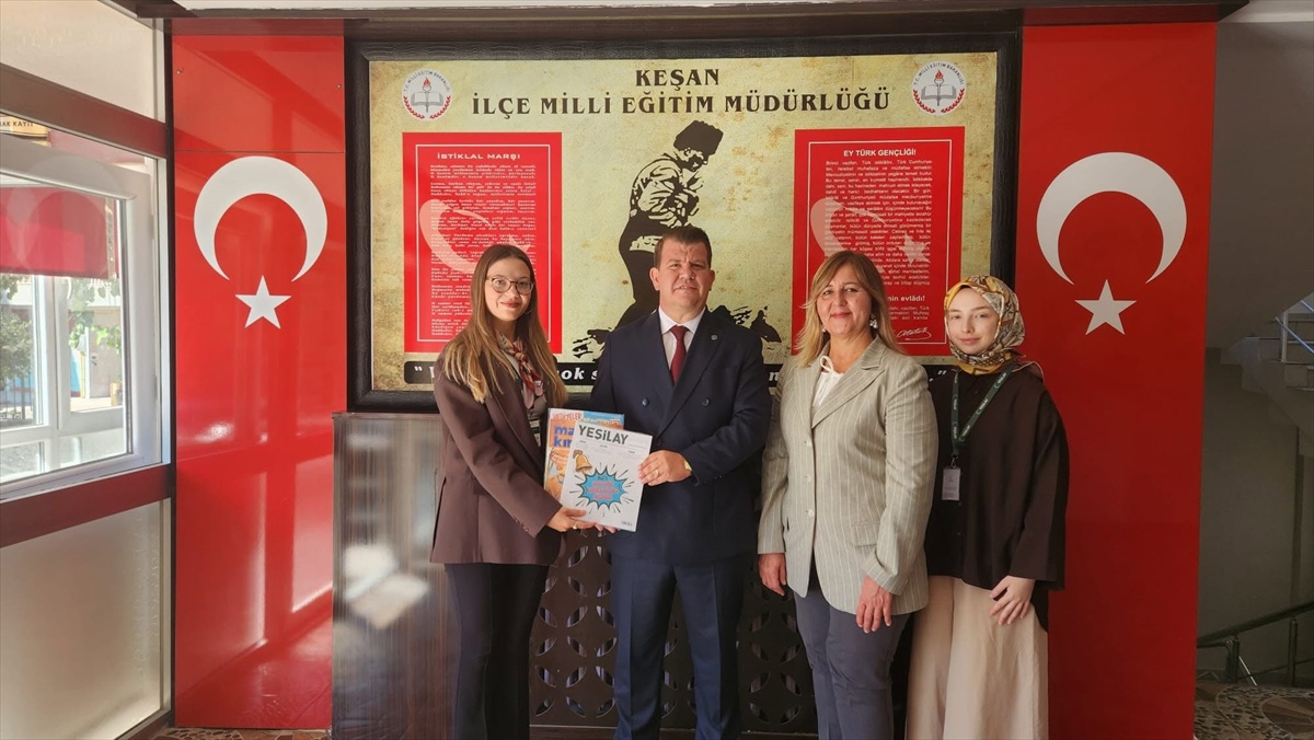Yeşilay Edirne Şubesi, Keşan ve Uzunköprü İlçe Milli Eğitim Müdürlerini ziyaret etti