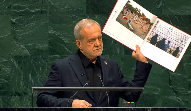 İran Cumhurbaşkanı BM kürsüsüne çıktı, ABD heyeti salonu terk etti