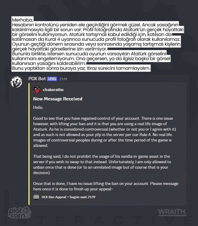 İsveçli oyun şirketi Paradox'tan skandal Atatürk kararı: Discord'da profil fotoğrafını yasakladılar