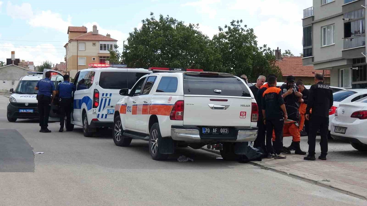 Dairede kimyasal madde kokusu! Karaman\'da bir çift hayatını kaybetti, 11 katlı bina tahliye edildi