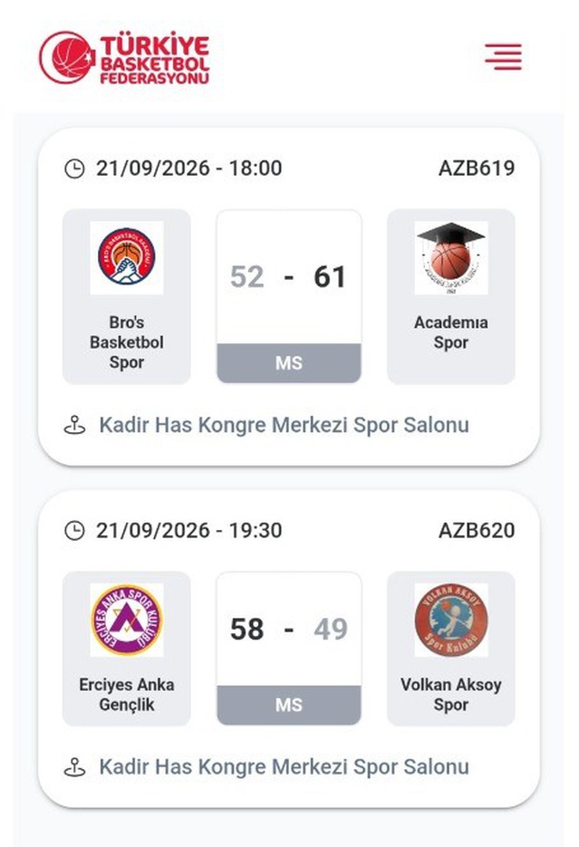 Kayseri Büyük Erkekler Basketbol Ligi'nde 12 takım 2026-2027 sezonunu açtı