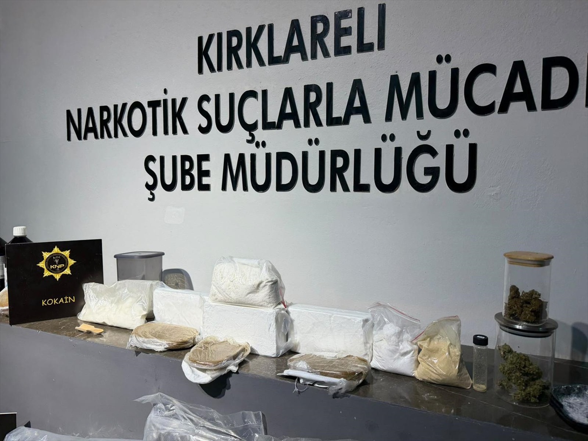 Kırklareli merkezli operasyonda kargo yoluyla uyuşturucu satan 6 şüpheli tutuklandı