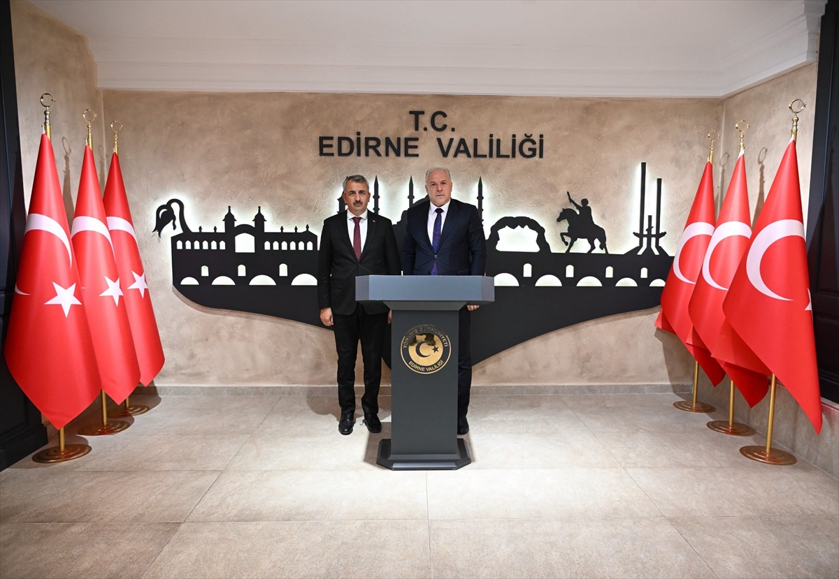 Kosova Başbakan Yardımcısı Damka, sağlık işbirliği için Edirne Valisi Sezer\'le görüştü