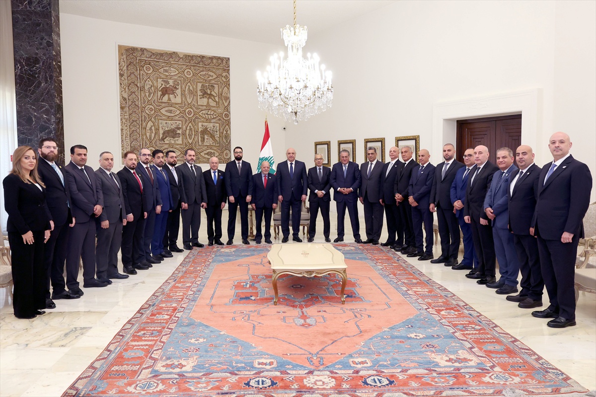Lübnan Cumhurbaşkanı Avn, Suriyeli bakanlarla ekonomik bütünleşmeyi görüştü