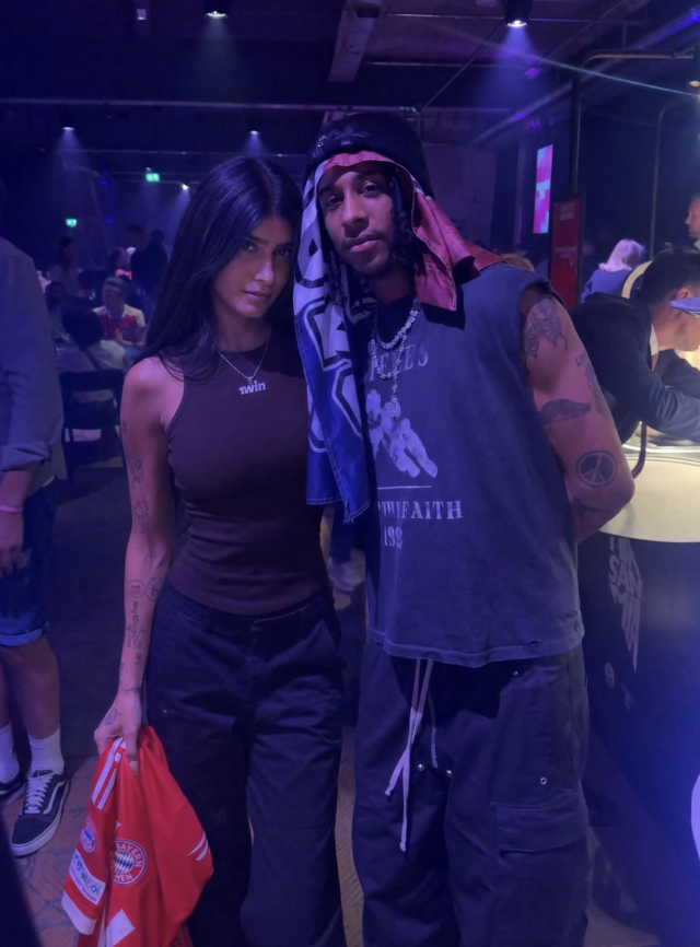 Olise ile Mia Khalifa birlikte mi? Tartışma yaratan fotoğraf