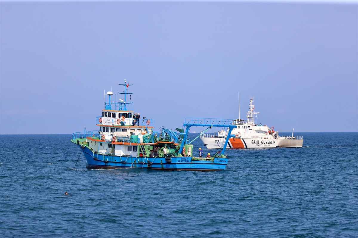Trabzon\'da deniz tatbikatında 8 yaralı ve 2 kazazede kurtarıldı