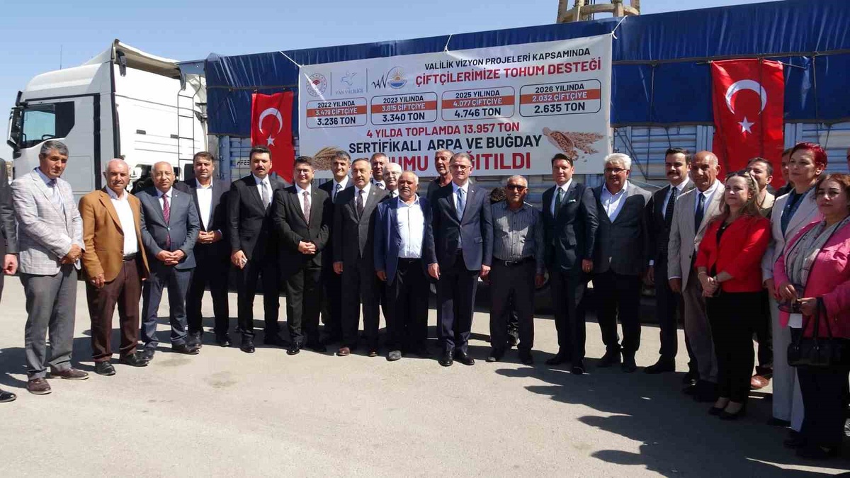 Van Valisi Ozan Balcı, 4 yılda 750 milyon liralık tohum desteği sağlandığını belirtti