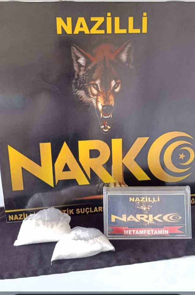 Aydın Nazilli'de 756 gram metamfetamin ele geçirildi, 1 şahıs tutuklandı