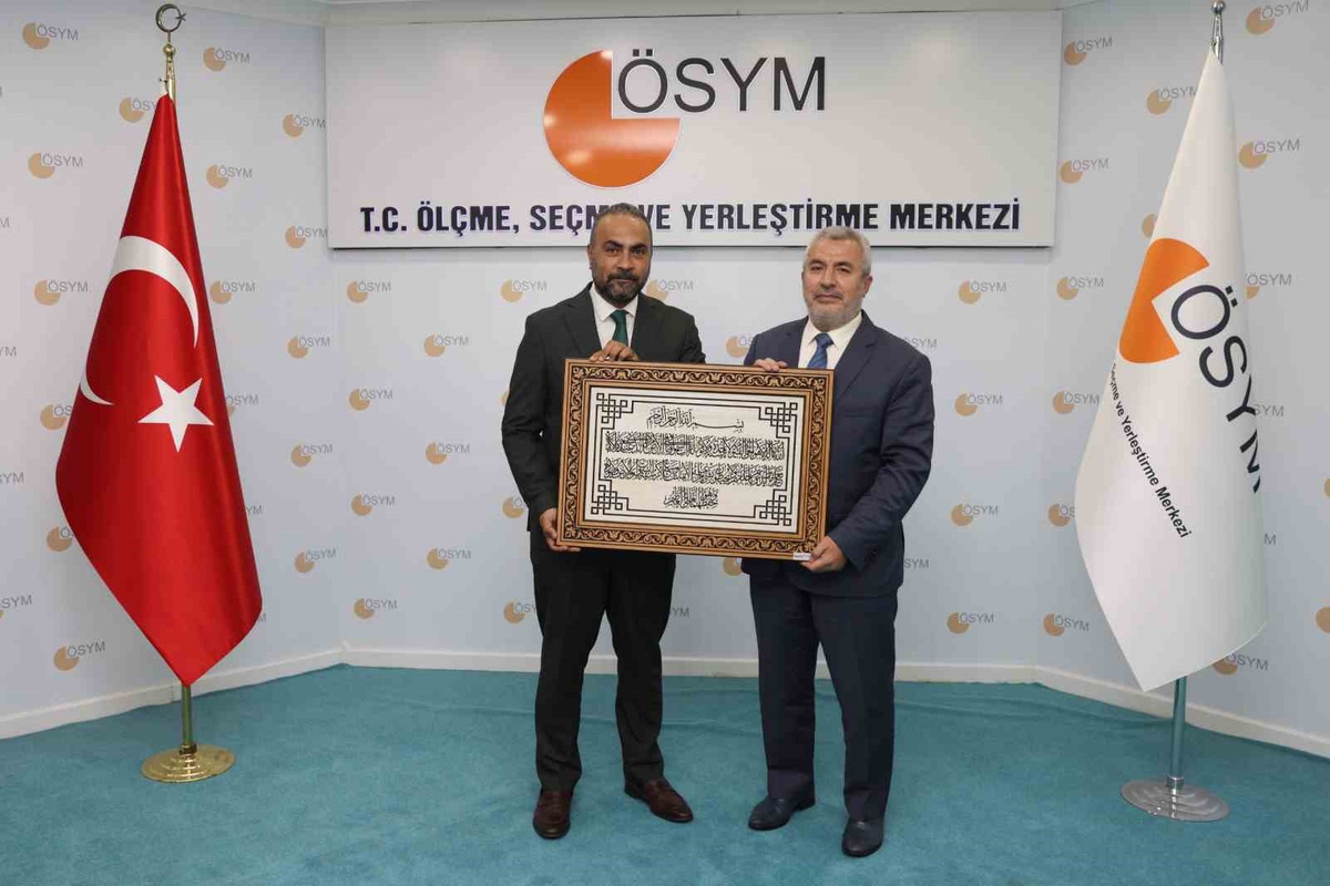 BARÜ Rektörü Akkaya, ÖSYM Başkanı Ersoy\'a yeni eğitim yılı çalışmalarını aktardı