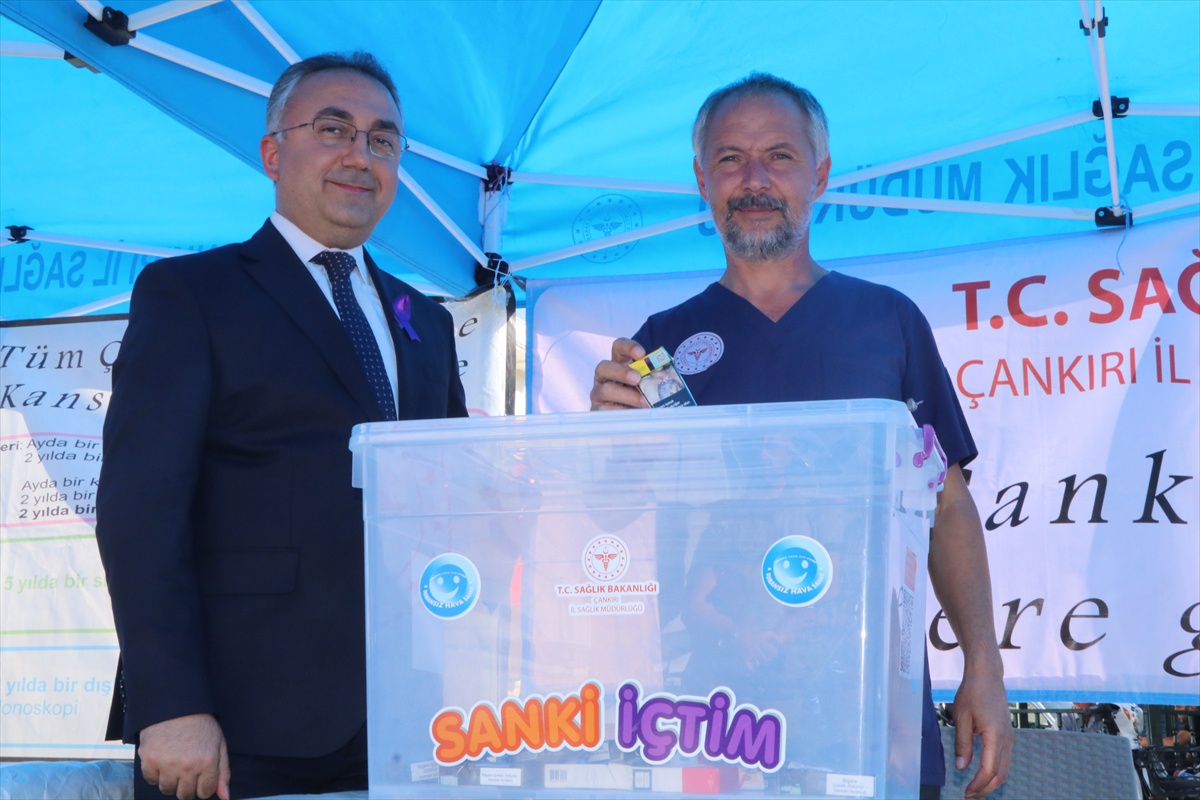 Çankırı\'da \'Sanki içtim\' sigara bırakma kampanyasına 30\'a yakın kişi başvurdu