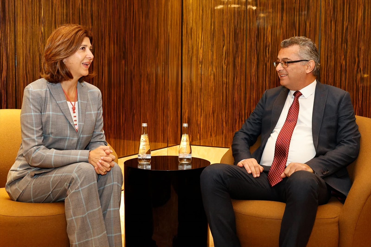 Erhürman New York\'ta BM Kıbrıs Şahsi Temsilcisi Cuellar ile Kıbrıs sorununu görüştü