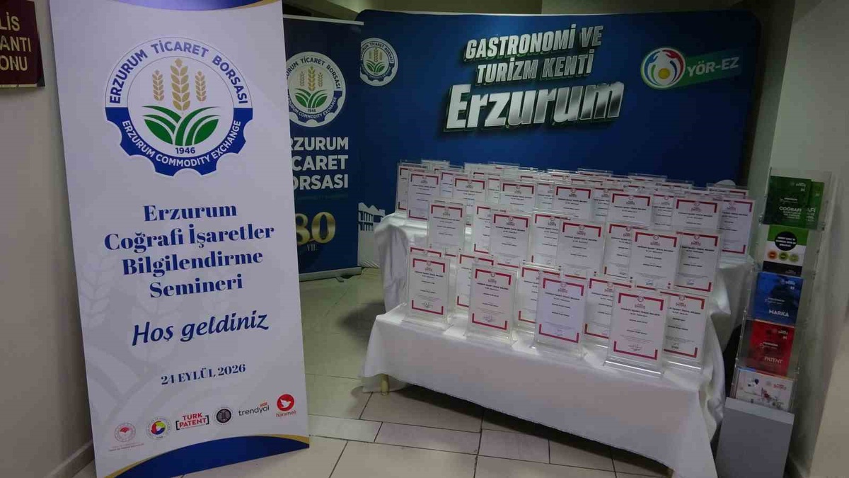 Erzurum\'da coğrafi işaret semineri 62 tescilli ürün gündemiyle düzenlendi