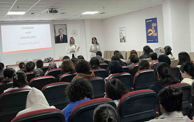 GSB Eskişehir yurtlarında yeni öğrencilere uyum ve barınma bilgilendirmesi yaptı