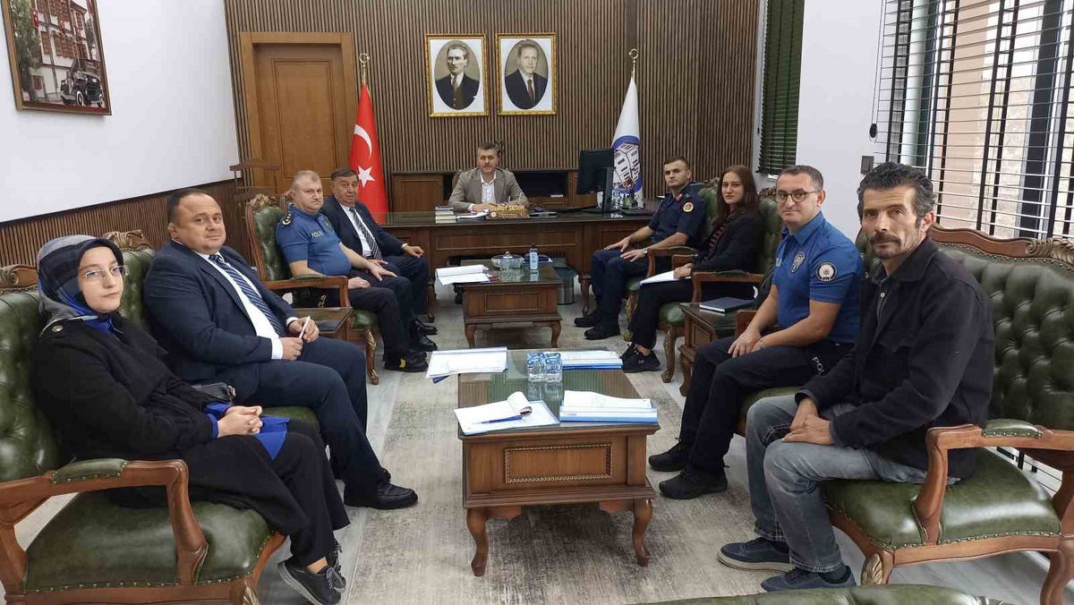 Havza\'da spor güvenliği toplantısı Kaymakam Samet Serin başkanlığında yapıldı