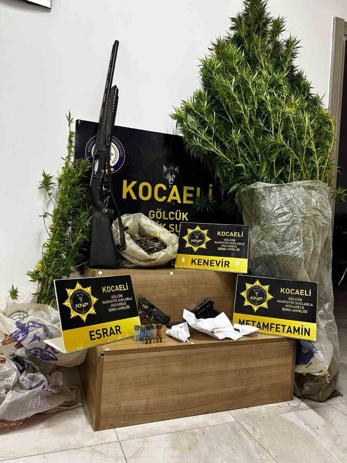 Kocaeli\'de uyuşturucu operasyonunda 281 gram esrar ele geçirildi, şüpheli tutuklandı