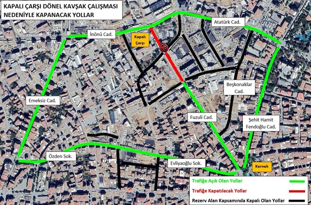 Malatya Büyükşehir Belediyesi İnönü-Fuzuli yolunda kavşak çalışması başlatacak