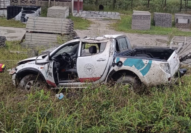 Samsun Terme'de organ taşıyan UMKE kamyoneti kaza yaptı, 2 sağlıkçıdan biri ağır yaralandı