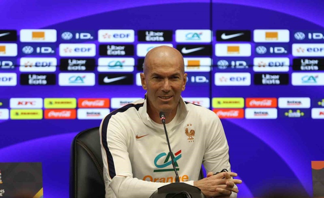 Zidane, Mbappe'nin yine kaptan olacağını, Türkiye maçının zor geçeceğini söyledi