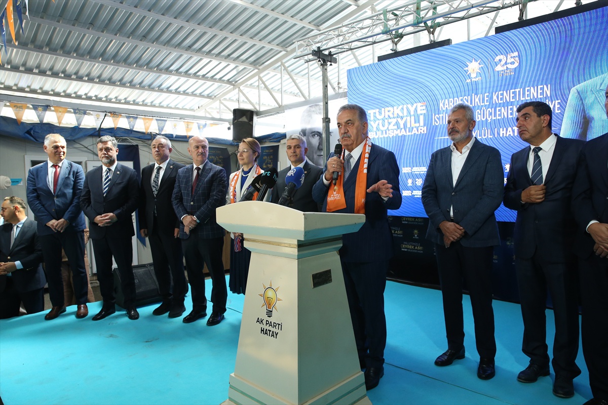 AK Parti Genel Başkan Yardımcısı Yazıcı, Hatay\'da konuştu: