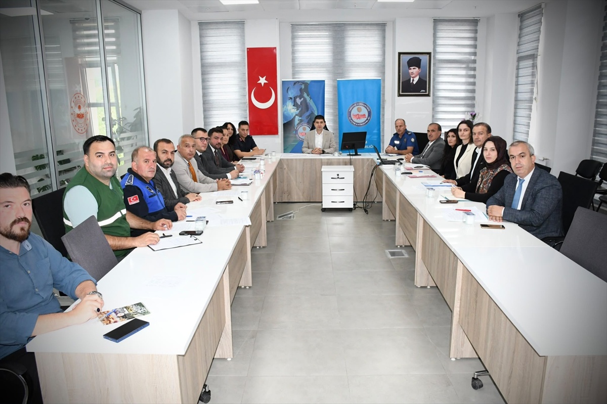 Samsun Alaçam\'da Kaymakam Kayabaşı başkanlığında üç koordinasyon kurulu toplandı