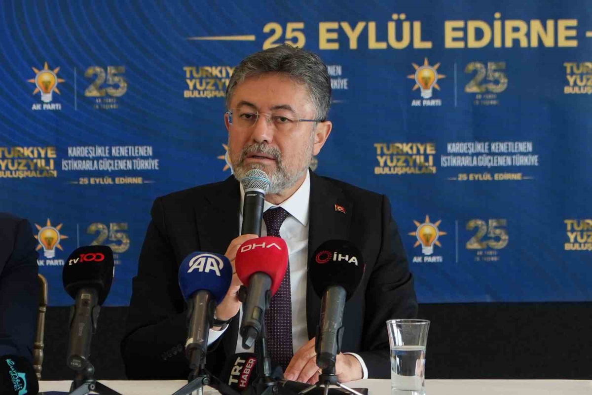 Bakan Yumaklı, Edirne\'ye son 24 yılda 136 milyar lira destek sağlandığını açıkladı