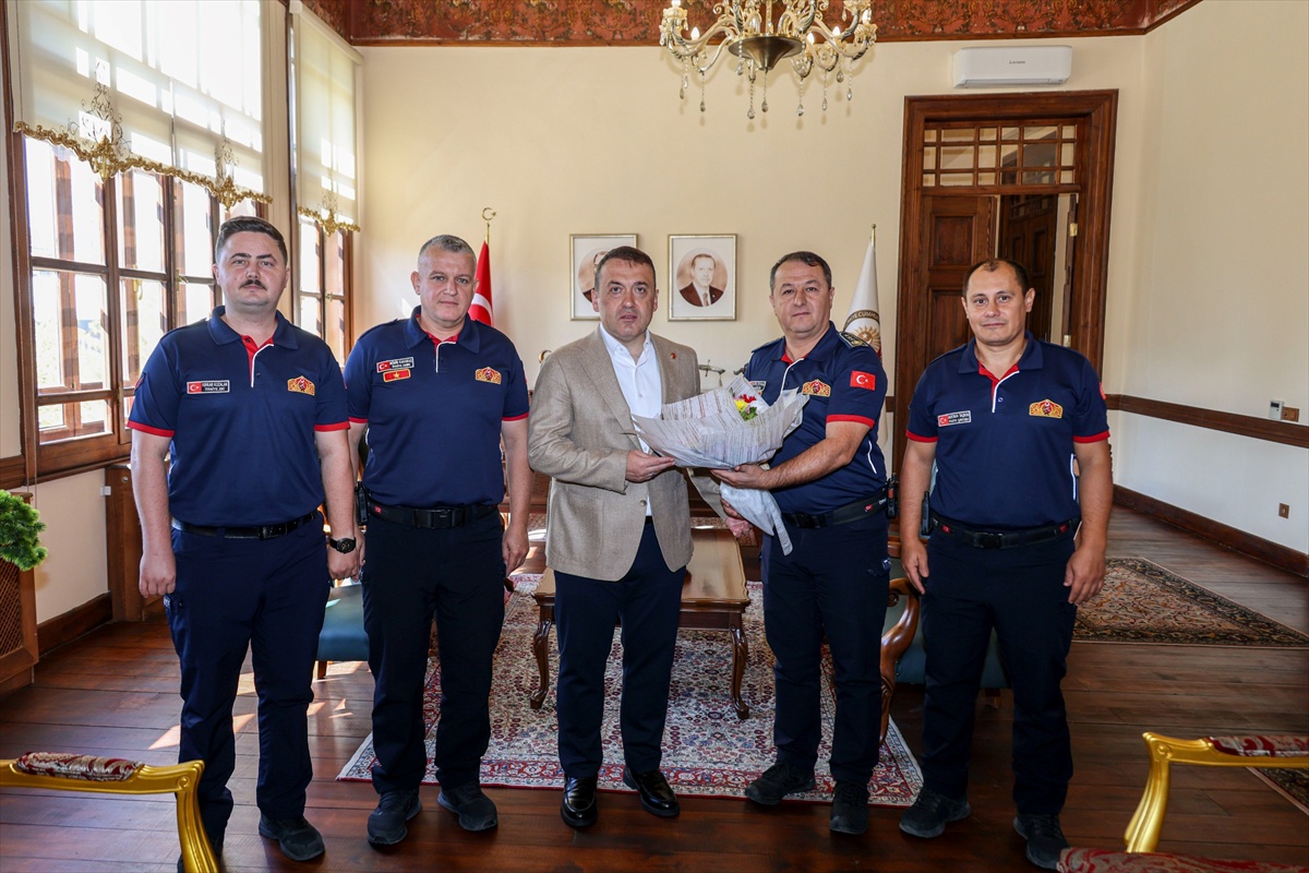 Bilecik Valisi Sözer, itfaiye personelini İtfaiyecilik Haftası\'nda kabul etti