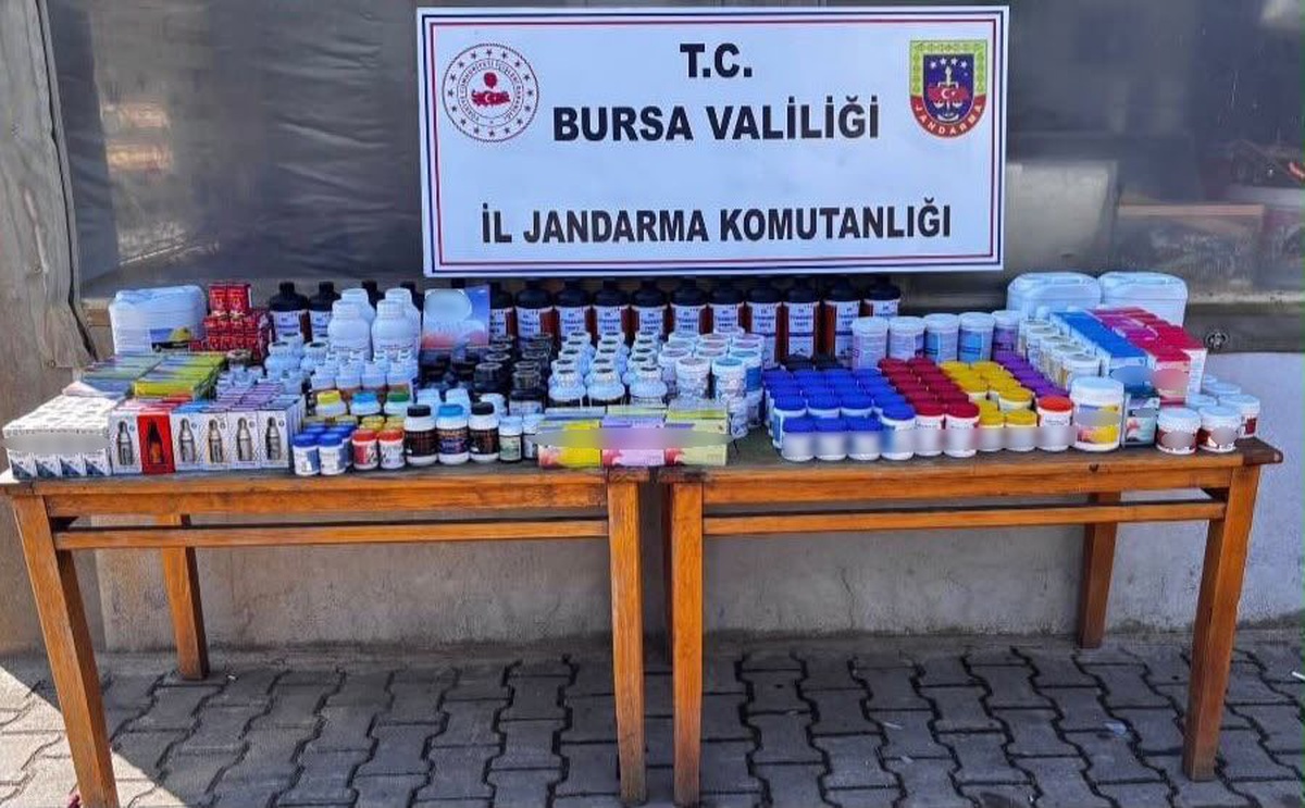 Bursa Gürsu\'da kaçak kuş ilacı satan şüpheliye operasyon, 422 ürün ele geçirildi