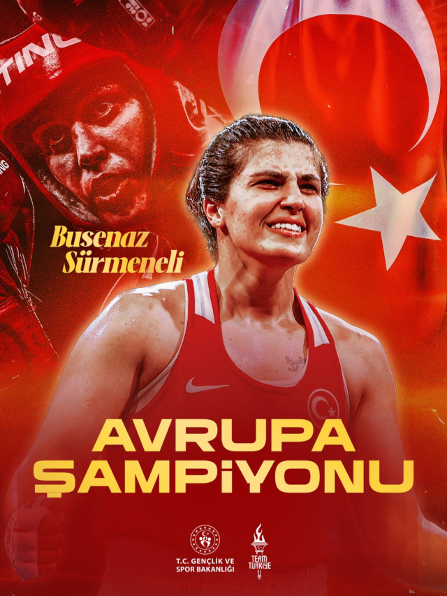 Busenaz Sürmeneli üst üste ikinci kez Avrupa şampiyonu
