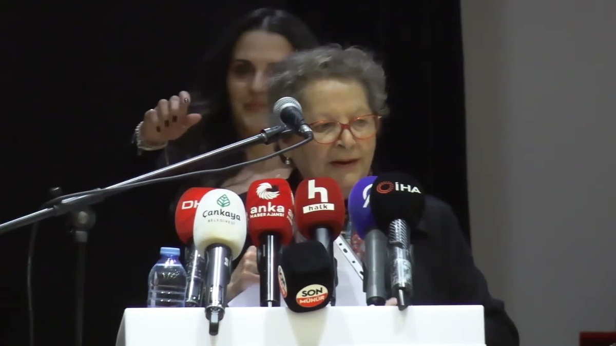 Çankaya\'da Dil Derneği Başkanı Sevgi Özel, 94. Dil Bayramı\'nda son konuşmasını yaptı