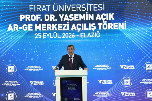 Cevdet Yılmaz, Fırat Üniversitesi AR-GE Merkezi açılışında teknoloji vurgusu yaptı