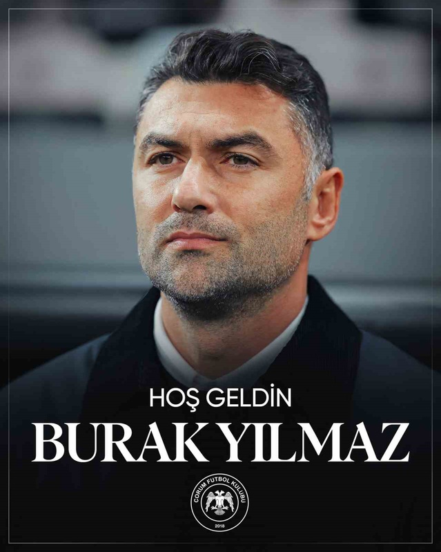 Çorum FK, teknik direktörlük görevi için Burak Yılmaz ile anlaştı