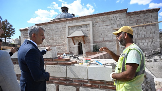 Edirne'de 600 yıllık Gazi Mihal Hamamı'nda restorasyonun büyük bölümü tamamlandı