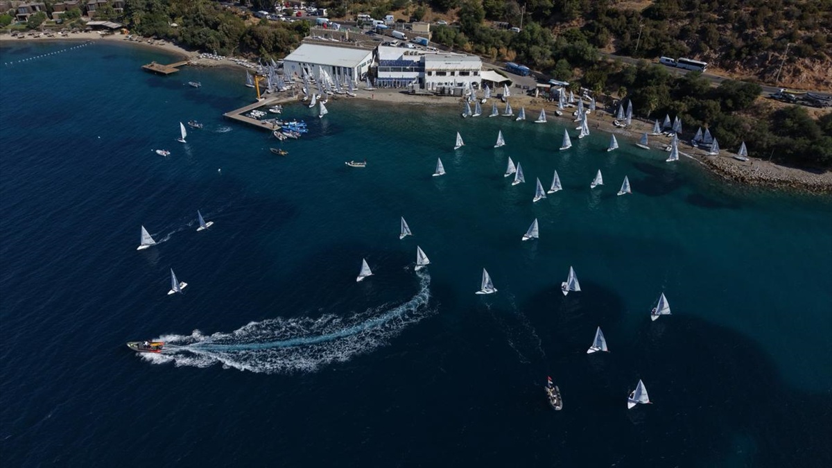 ILCA Europa Cup yelken yarışları Bodrum\'da başladı, 150 sporcu mücadele ediyor