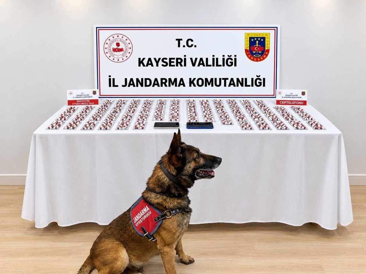 Kayseri\'de jandarma araçta bin 81 sentetik hap buldu, 2 şüpheli gözaltına alındı