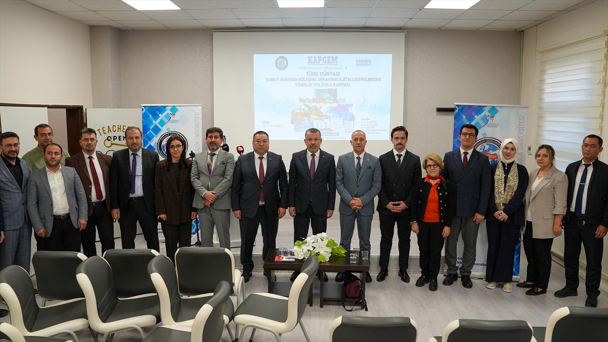 KBÜ Rektörü Kırışık, Türk Dünyası kültürel mirasının dijitalleştirileceğini söyledi