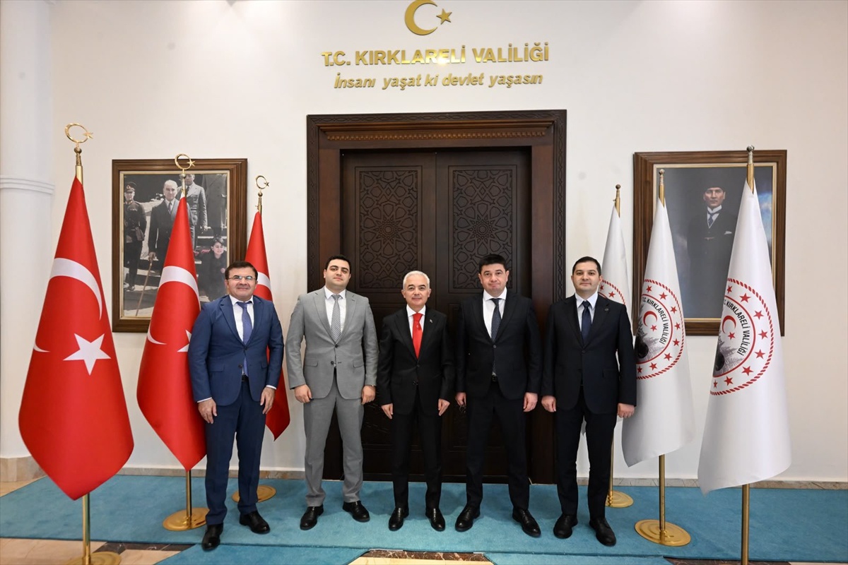 Kırklareli Valisi Turan, Azerbaycan Başkonsolosu Aliyev ile iş birliğini görüştü