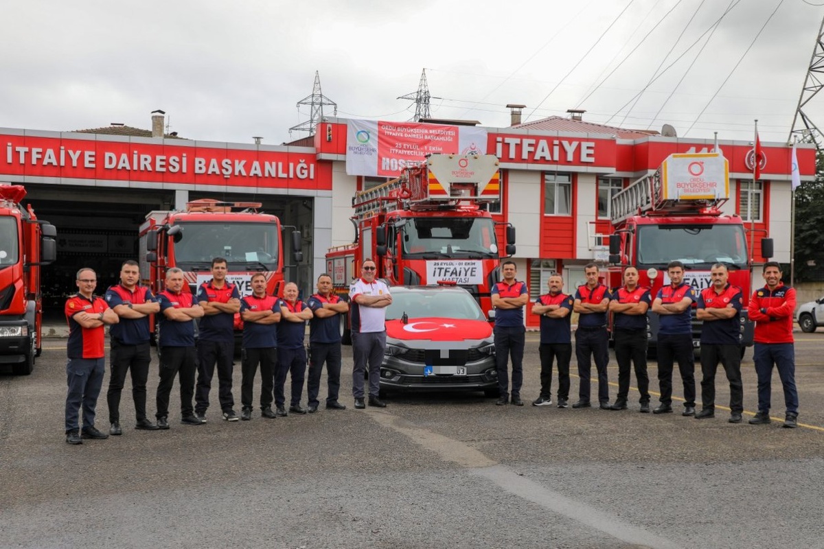 Ordu İtfaiyesi, İtfaiyeciler Haftası\'nda son 7 yılda 43 bin 57 olaya müdahale etti