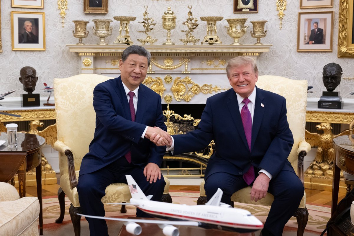 Trump, Beyaz Saray\'da ağırladığı Şi Cinping ile ABD-Çin ilişkilerini değerlendirdi
