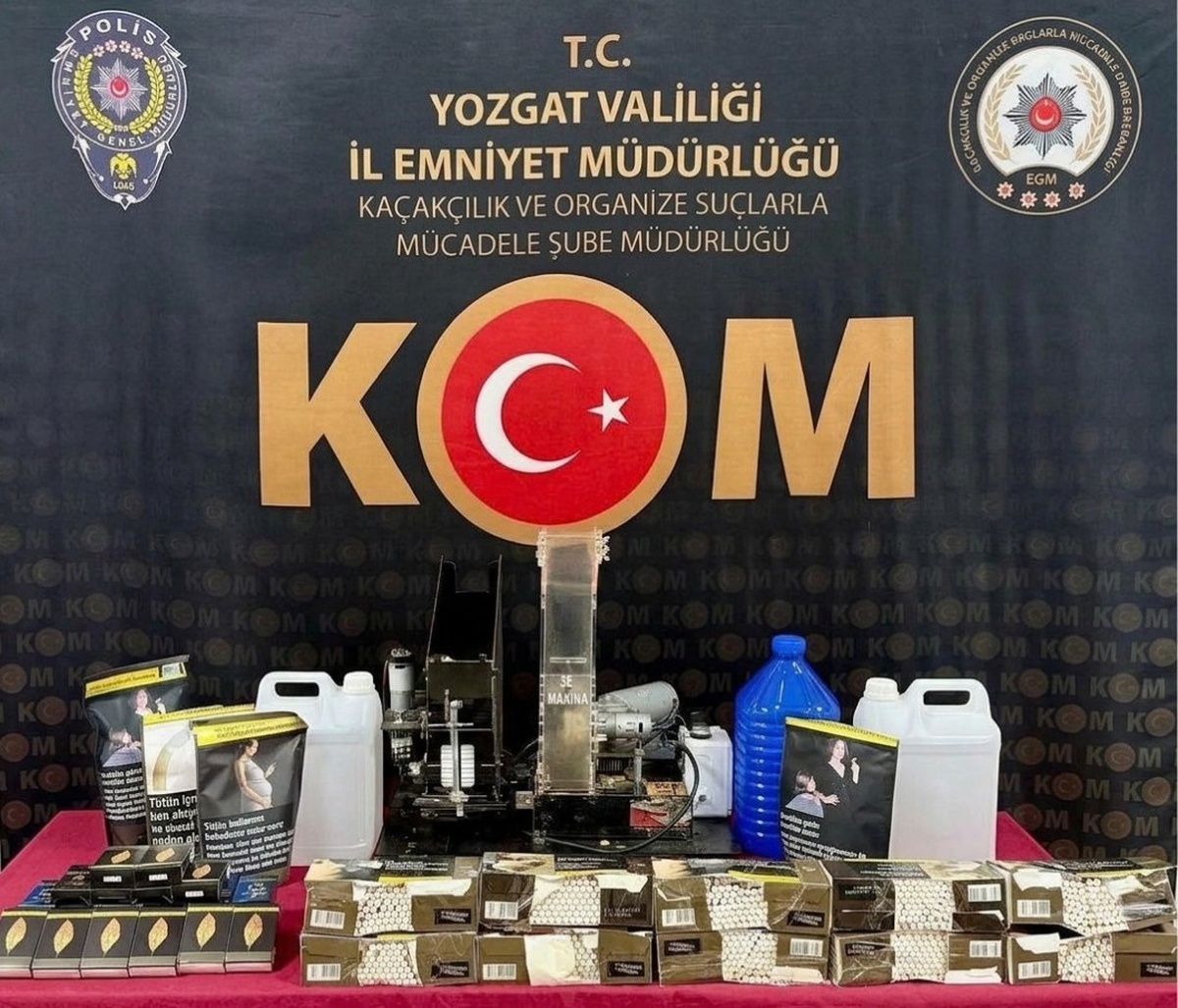Yozgat ile Yerköy\'deki operasyonda 3 şüpheli yakalandı, 5 bin makaron ele geçirildi