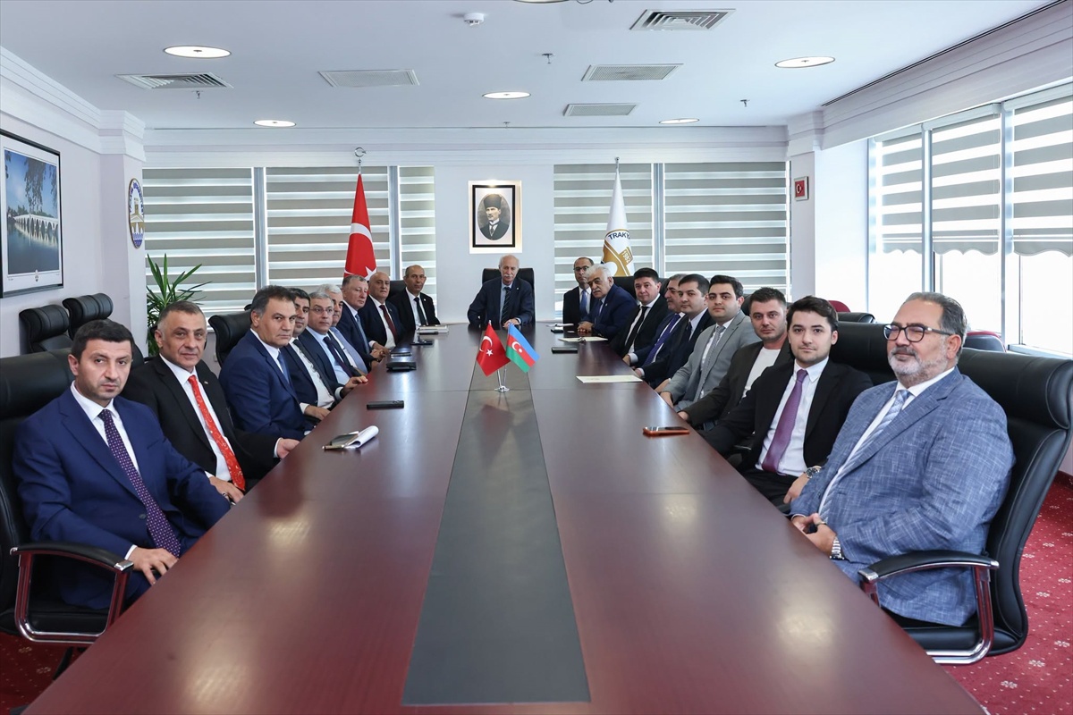 Azerbaycan Meclis heyeti, Trakya Üniversitesi Rektörü Hatipler\'i ziyaret etti