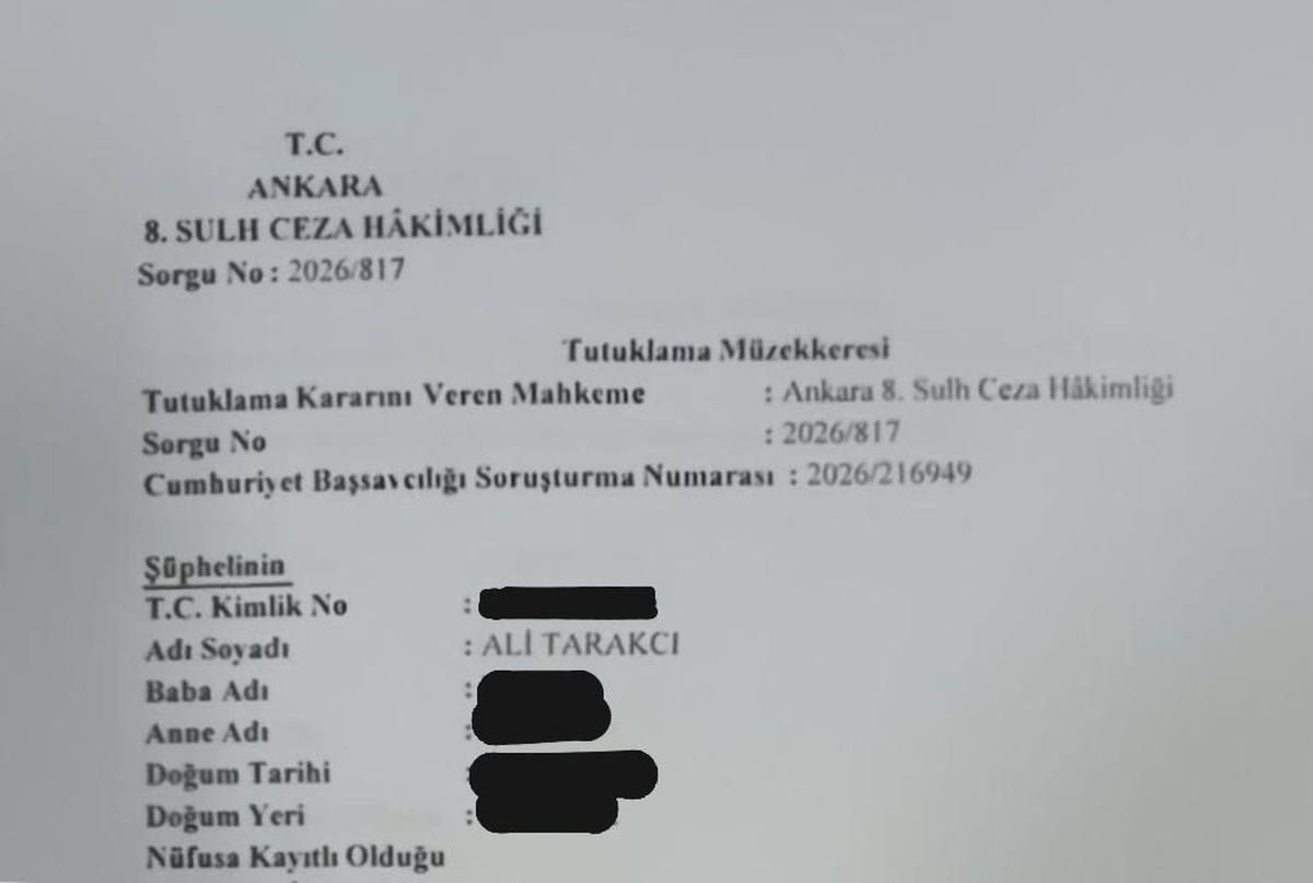 Bakan istifa edecek paylaşımı yapan Tarakcı yanıltıcı bilgi suçundan tutuklandı