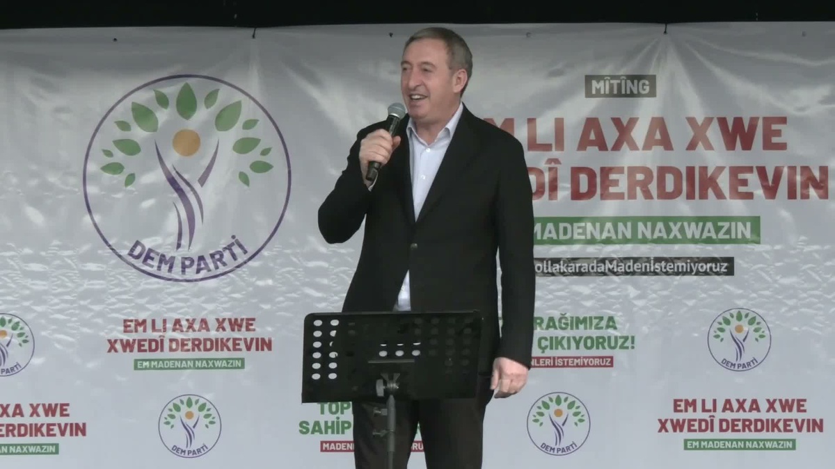 Bakırhan, Diyadin\'de siyanürle altın aramasına halkın onayı olmadan karşı çıktı