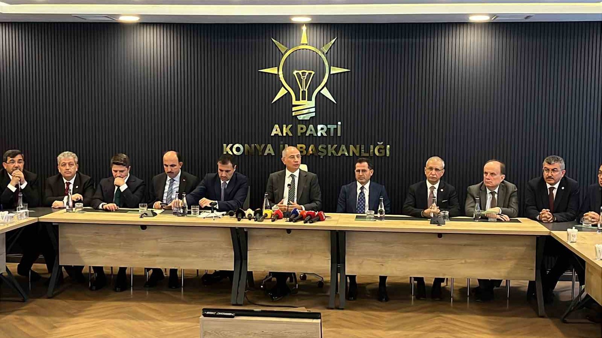 AK Partili Efkan Ala Konya\'da terörsüz bölge ve yeni sivil anayasa için mesaj verdi