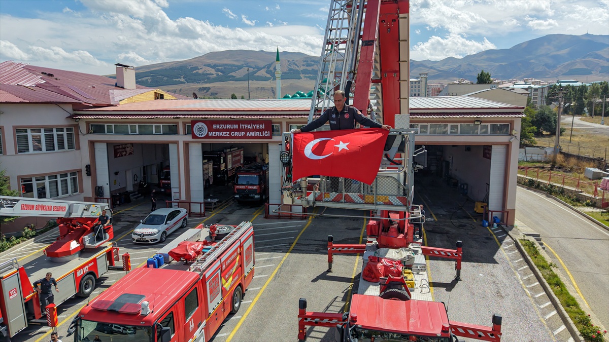 Erzurum İtfaiyesi 2025 yılı itibarıyla kent genelinde 9 bin 63 göreve gitti