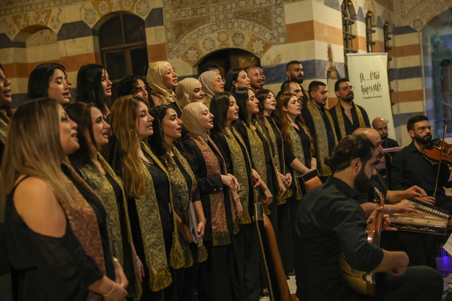 Şam'da Dünya Barış Günü konserinde Gardenya Grubu müziğin barış rolüne dikkat çekti