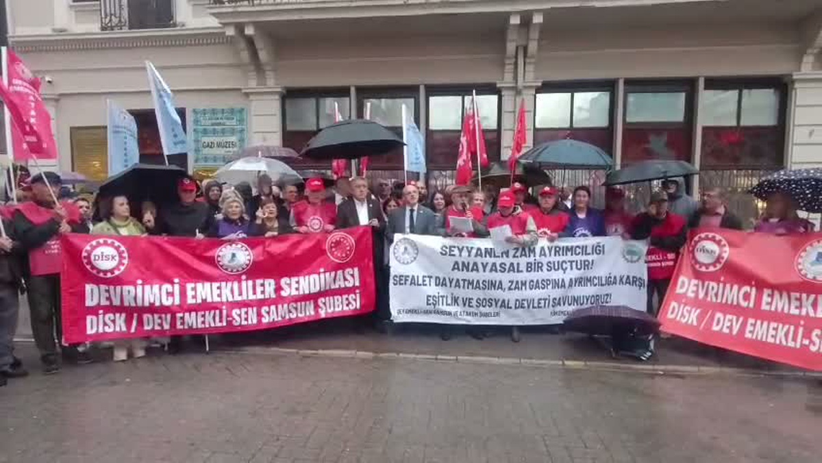 Samsun\'daki emekli sendikaları AYM\'den memur emeklilerine seyyanen ödeme kararı istedi